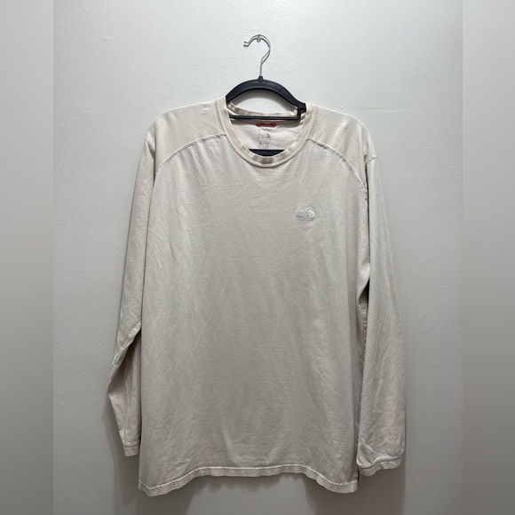 North Face Lifestyle Long sleeve tshirt size XL in cream - Picture 7 of 7